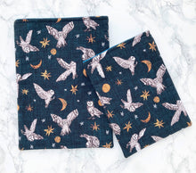 Load image into Gallery viewer, Owl Fantasy Padded Book Sleeve: Large
