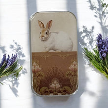 Load image into Gallery viewer, Sweet White Bunny Notions Tin: Large

