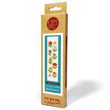 Load image into Gallery viewer, Cottage Garden Cross Stitch Bookmark Kit
