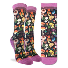 Load image into Gallery viewer, Women's Mushrooms Socks: Shoe Size 5-9

