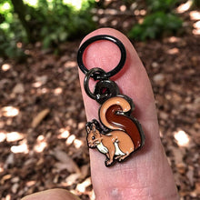Load image into Gallery viewer, Purl the Squirrel Stitch Marker
