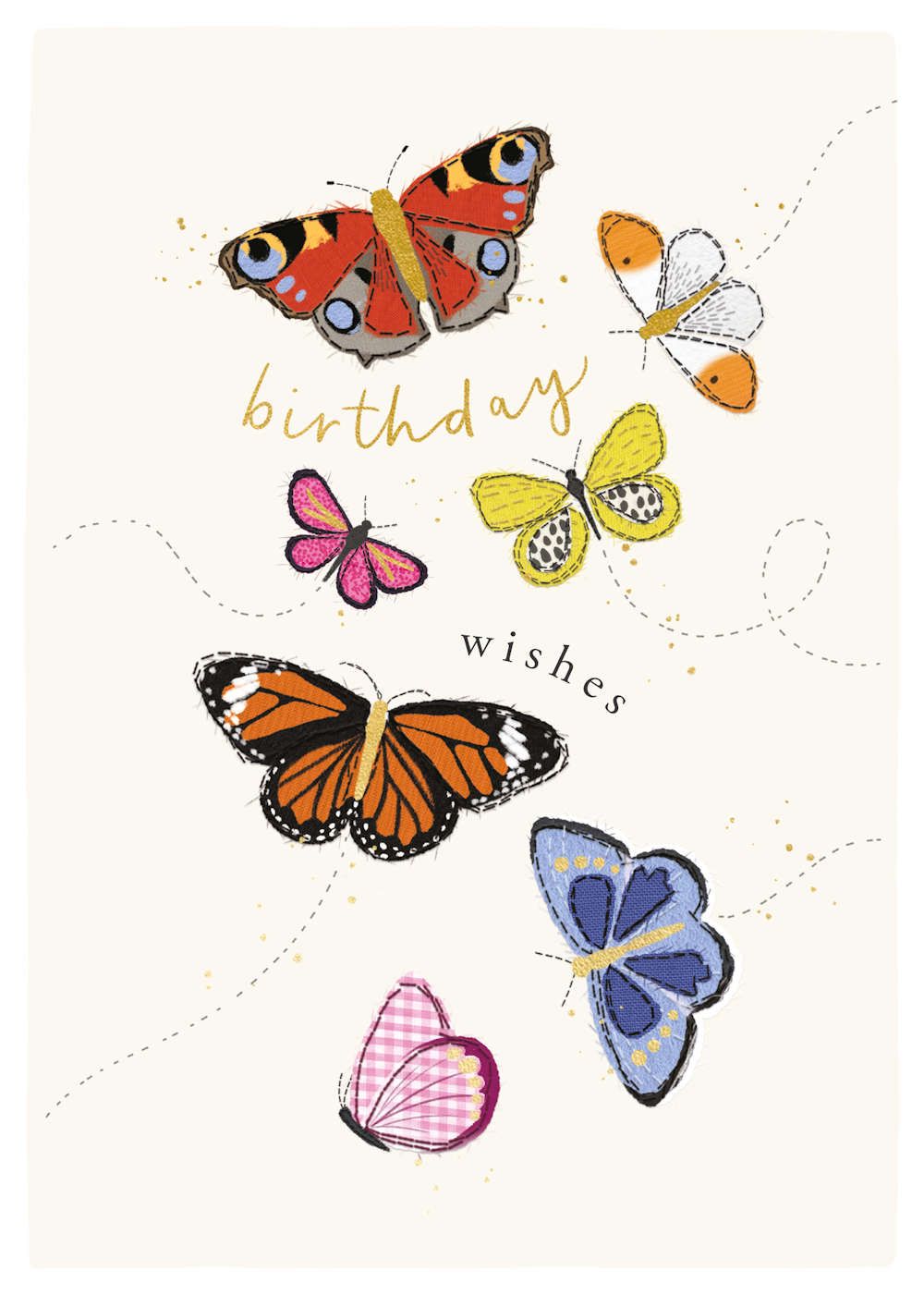 Birthday, Butterflies Card