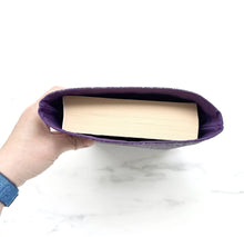 Load image into Gallery viewer, Petit Purple Padded Book Sleeve: Large
