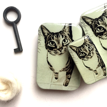 Load image into Gallery viewer, Cat, Knitting Notions Tin: Small
