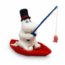 Load image into Gallery viewer, Moominpappa Goes Fishing - Needle Felting Kit
