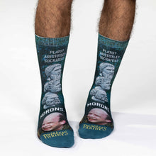 Load image into Gallery viewer, Men's The Princess Bride, Morons Socks: Shoe Size 8-13
