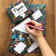 Load image into Gallery viewer, Magical Menagerie Pigeon, Folding Letter Set, Pack of 6
