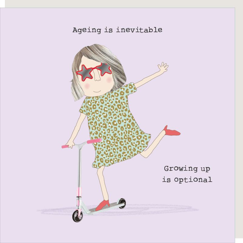 Growing Up Is Optional Card
