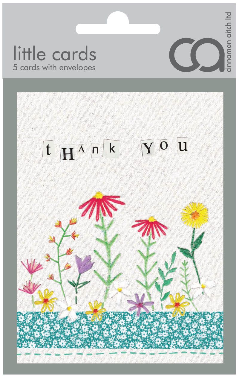 Thank You, Flowers Little Cards Pack