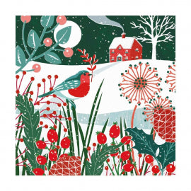 Moonlight Robin Boxed Cards - Small