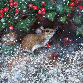 Winter Mouse Boxed Cards - Small