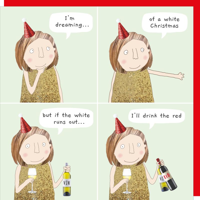 White Christmas Card