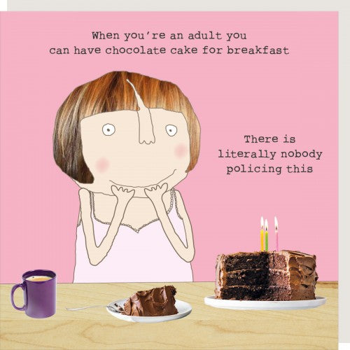 Cake for Breakfast Card