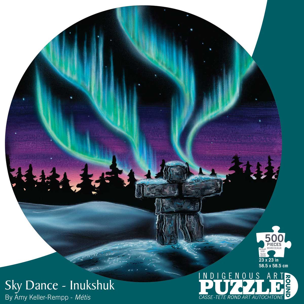 Sky Dance - Inukshuk Round Puzzle